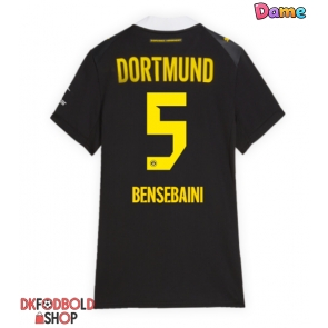 Borussia Dortmund Ramy Bensebaini #5 Udebanetrøje Dame 2026-27 Kort ærmer Borussia Dortmund Ramy Bensebaini #5 Udebanetrøje Dame 2026-27 Kort ærmer